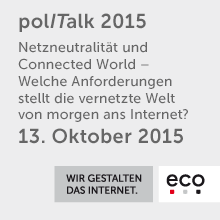 polITalk: Netzneutralität und Connected World – Welche Anforderungen stellt die vernetzte Welt von morgen ans Internet?