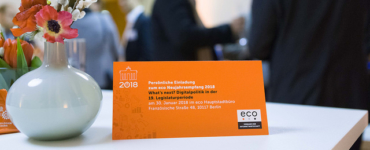 eco Neujahrsempfang 2018: Kein "Weiter so" in der 19. Legislatur