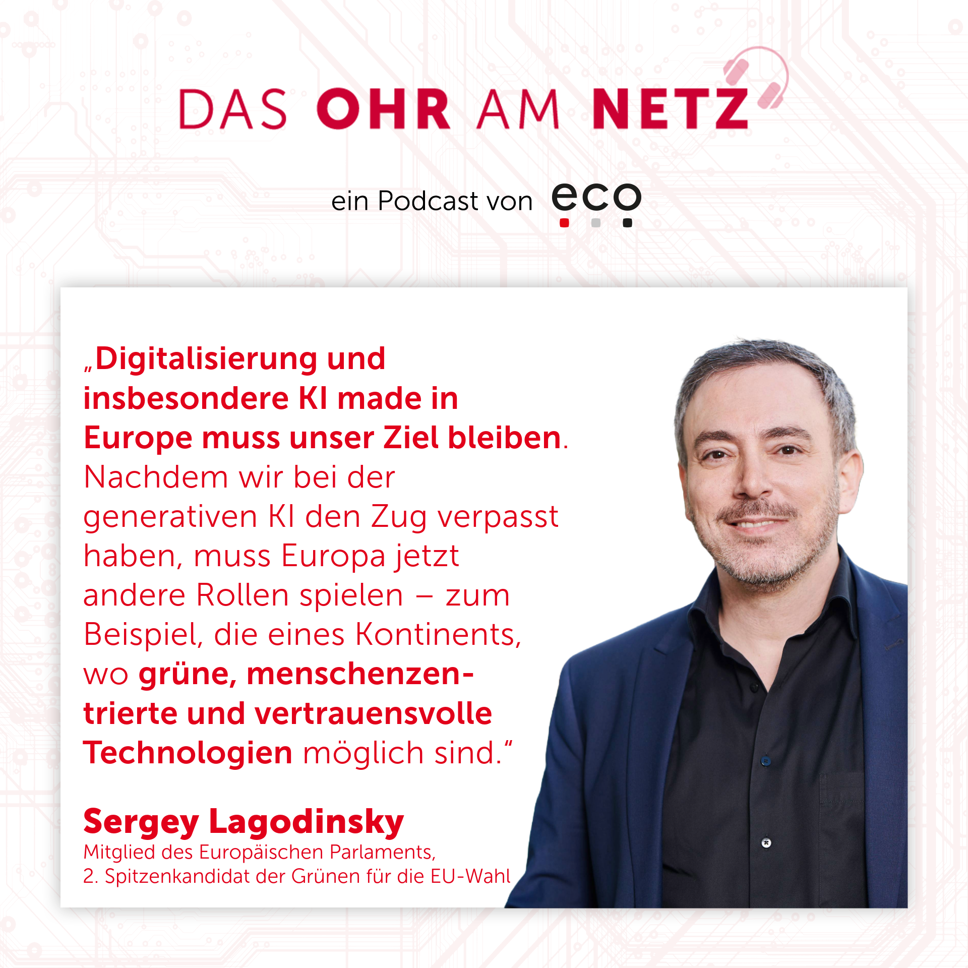 eco Podcast zur EU-Wahl am 9. Juni 2024
